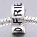 EB407 - Silver plated friend bead - Click Image to Close